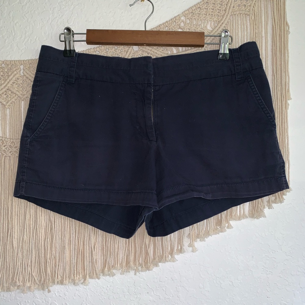 JCrew Chino Broken-In  Shorts Navy Size 10